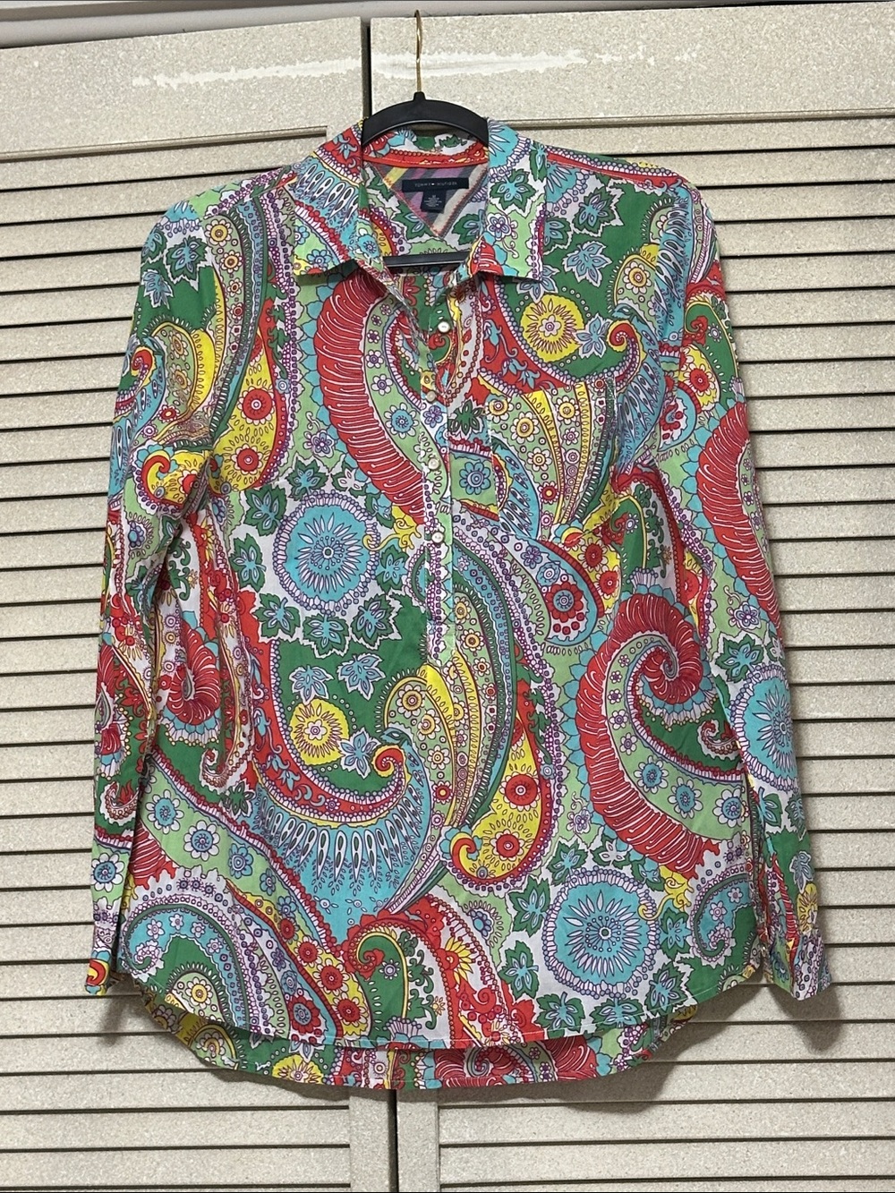 Tommy Hilfiger Multicolor Paisley Button-Down Shirt